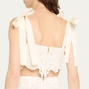 Cara Cara Shilo Cropped Tie Sleeve Top